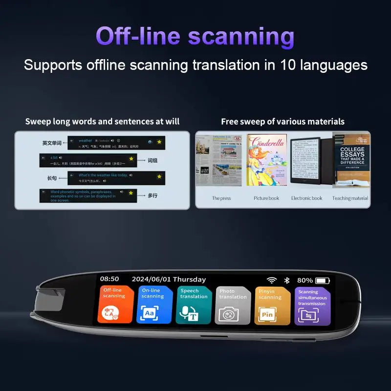 LexiFlow S65 Pro Smart Translator Pen
